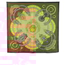 Hermès Brown Kosmima Silk Scarf