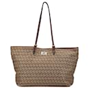 Fendi Brown Zucchino Canvas Tote