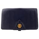 Hermes Dogon MM Coin Purse in Black Leather - Hermès