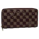 LOUIS VUITTON Damie Payette Zippy Wallet Long Wallet Red N63174 LV Auth 118242A - Louis Vuitton