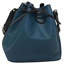 LOUIS VUITTON Epi Petit Noe Shoulder Bag Bicolor Black Blue M44152 Auth 116467 - Louis Vuitton