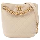 Chanel Lambskin Small Bucket Bag Shoulder Bag AS3873