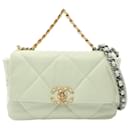 Chanel Lambskin CHANEL 19 Matelassé Shoulder Bag AS1160