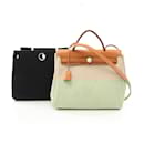 Hermes Toile H Toile Ash Vache Hunter Herbag PM Handbag G Stamp (2003) - Hermès