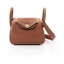 Hermes Taurillon Clemence Lindy Mini Shoulder Bag KIC694FC Stamp U (2022) - Hermès