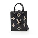 Louis Vuitton Monogram Empreinte Petit Sac Plat Bicolor Handbag M81416