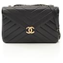 Chanel Lambskin Chevron V Stitch Shoulder Bag 21905260
