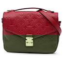 Louis Vuitton Red Monogram Empreinte Pochette Metis