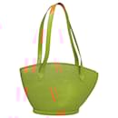 LOUIS VUITTON Epi Saint Jacques Poignees Long Bag Yellow M52339 LV Auth 116451 - Louis Vuitton