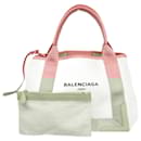 Balenciaga Navy Cabas S Handbag
