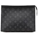 Louis Vuitton Black Monogram Eclipse Pochette Voyage MM
