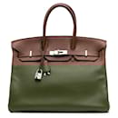 Hermès Brown Togo Birkin Retourne 35