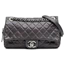 Chanel Purple Medium Quilted Caviar Easy Flap