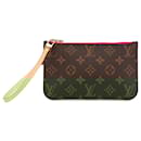 Louis Vuitton Brown Monogram Neverfull Pouch