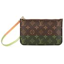 Louis Vuitton Brown Monogram Neverfull Pouch