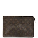 Louis Vuitton Monogram Pochette Homme Clutch Bag