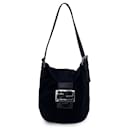 Sac à main mini baguette en tissu noir - Fendi
