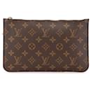 Louis Vuitton Brown Monogram Neverfull Pouch