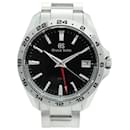 Seiko Grand 9F86-0AB0 Black Dial Men's Watch
