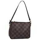 LOUIS VUITTON Damier Ebene Trousse Makeup Pouch N51982 LV Auth 120327 - Louis Vuitton