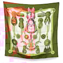 Hermes Vintage Silk Scarf Frontaux and Cocardes 1968 Caty Latham - Hermès
