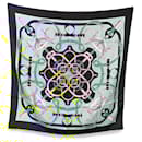 Hermes Vintage Silk Scarf Eperon D'Or 1974 Henry D'Origny Blue - Hermès