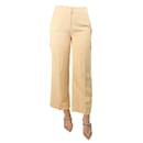 Peach coloured trousers - size UK 8 - Autre Marque