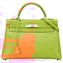 Hermès Orange Gulliver Kelly Retourne 32