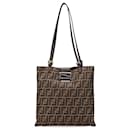 Fendi Brown Zucca Canvas Tote