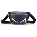 Fendi Blue Vitello Grace Monster Eyes Belt Bag