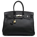 Hermès Black Swift Birkin Retourne 35