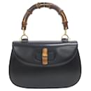 Gucci Black Leather Handbag