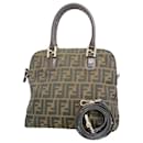 Fendi Brown Zucca Handbag