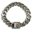 Fendi Men's Shadow Curb Chain Bracelet FF