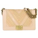 Chanel Boy Chanel Chevron V Stitch Shoulder Bag