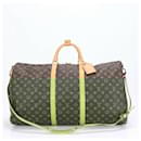 Louis Vuitton Monogram Keepall Bandouliere 60 Boston Bag