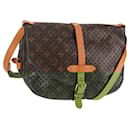 LOUIS VUITTON Monogram Perfo Saumur 30 Shoulder Bag M93998 LV Auth BA1291A - Louis Vuitton