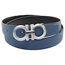 Salvatore Ferragamo Gancini Leather Belt