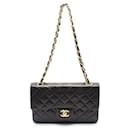 Chanel Lambskin Matelasse W Flap Shoulder Bag A01113