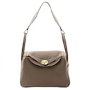 Hermes Taurillon Clemence Lindy 26 2way Shoulder Bag KGT161TM - Hermès