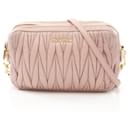 Miu Miu Leather Matelassé Shoulder Bag
