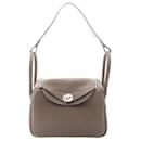 Hermes Taurillon Clemence Lindy 26 2way Shoulder Bag KNS173SG - Hermès
