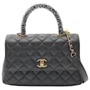 Chanel Lambskin Coco Handle Flap Bag A92990