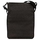 Fendi Black Zucchino Canvas Crossbody