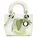 Dior White DiorAmour Niki De Saint Phalle Mini Calfskin Sequins Lady Dior