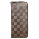 Louis Vuitton Long Wallet Damier Zippy Vertical N61207 Ebene