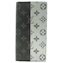 NEW LOUIS VUITTON BRAZZA ECLIPSE SPLIT M63027 BLACK SILVER WALLET - Louis Vuitton