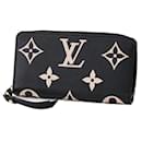 Louis Vuitton Zippy Wallet Monogram Leather Black
