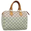 LOUIS VUITTON Damier Azur Speedy 25 Hand Bag N41534 LV Auth 120418 - Louis Vuitton