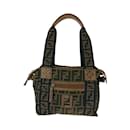 Fendi Zucca Brown Canvas Handbag